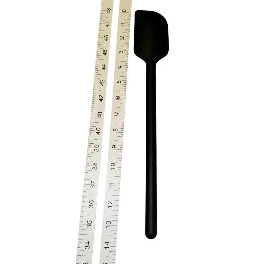 Crate And‎ Barrel Black Silicone Baking Spatula Cooking Serving